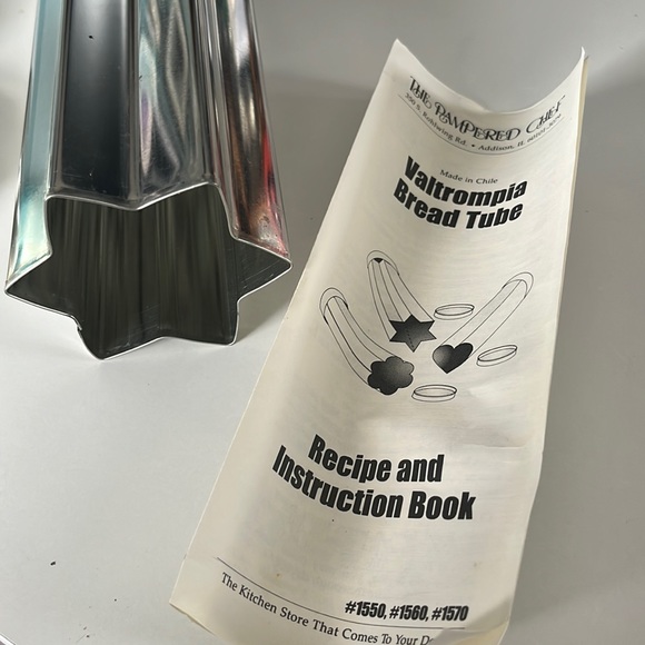 Pampered chef Valtrompia STAR ⭐️ bread tube - Picture 7 of 10